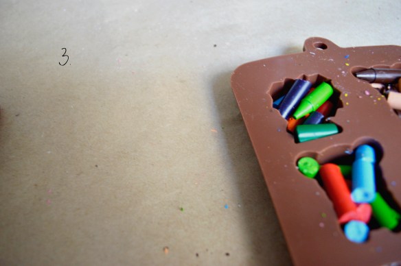 Paso 3 crayones horno