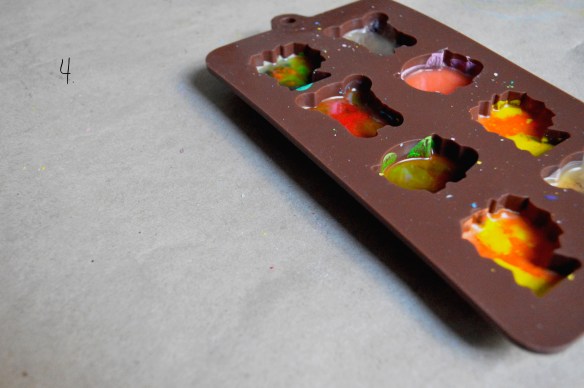 Paso 4 crayones horno