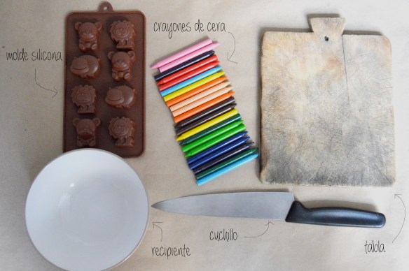 Que necesitas crayones